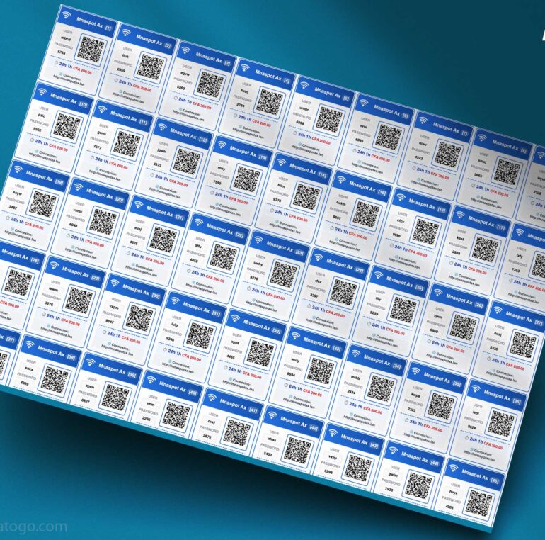 Mikrotik Ticket template 1